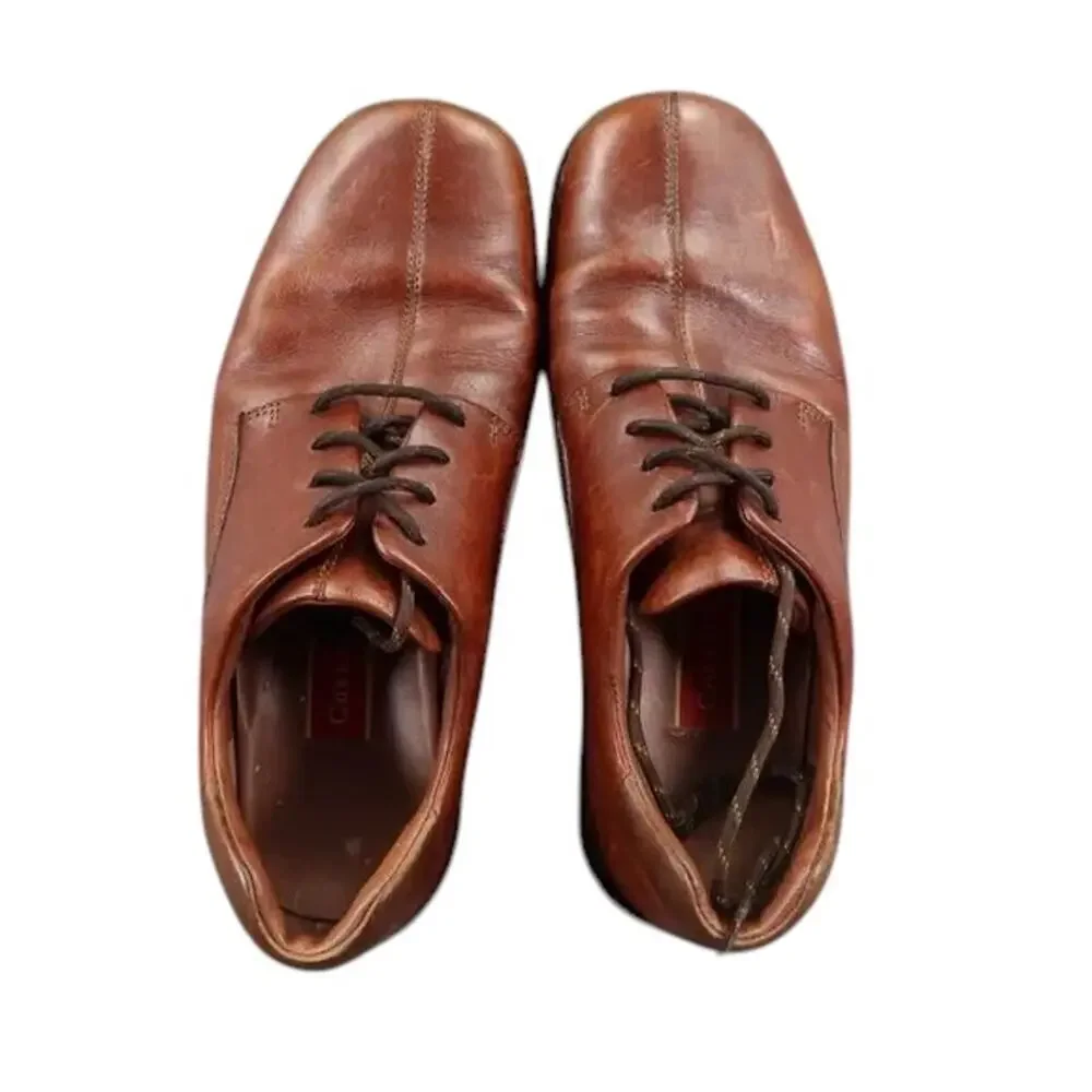 Cole Haan Shoes Men 9 Derby Oxford Classic Leather Lace Up Brown Beckett Comfort